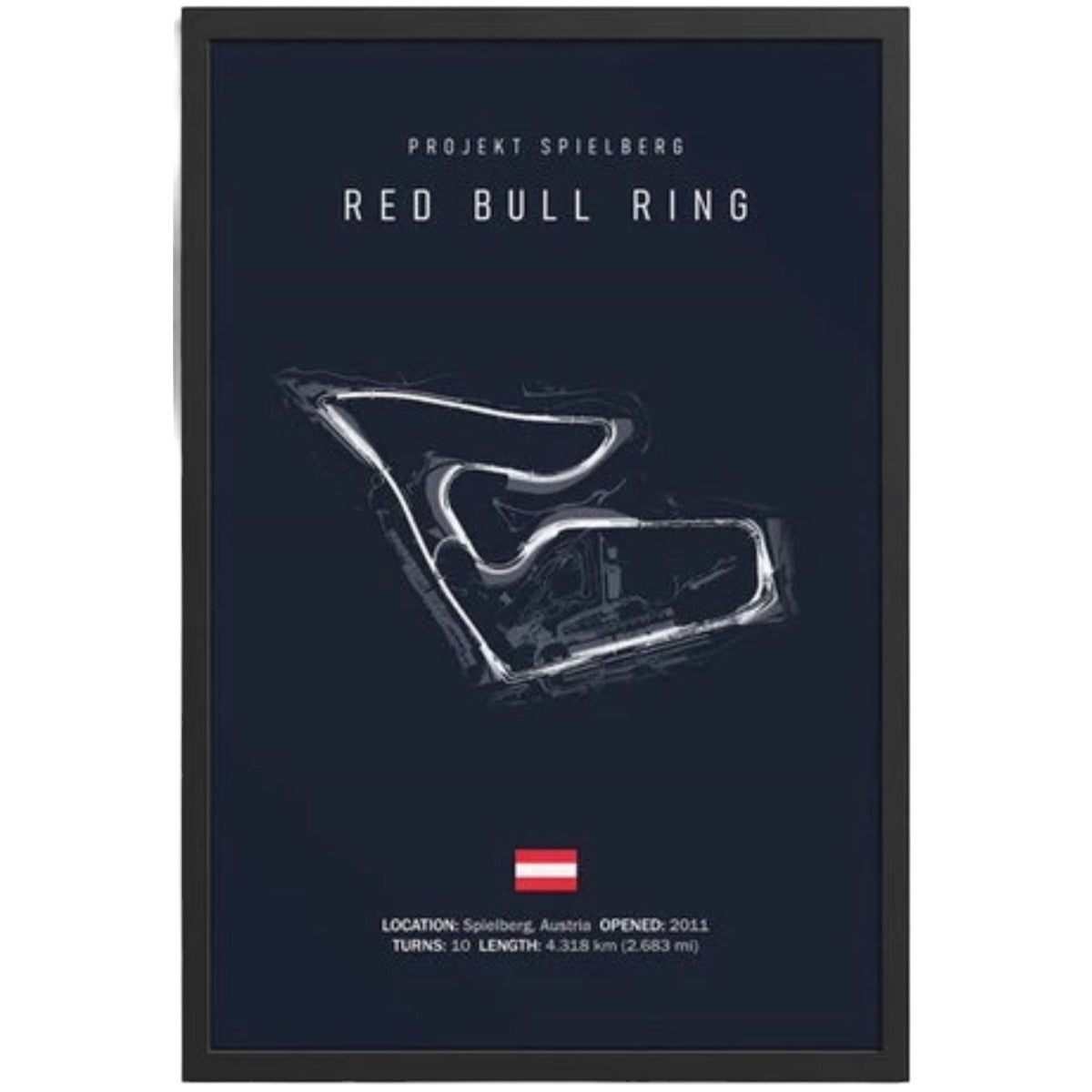 Cuadro Decorativo Circuitos F1 <br> Gran Premio de Spielberg