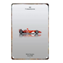 Placa Metalica Michael Schumacher <br> Scuderia Ferrari F-2002 20x30cm