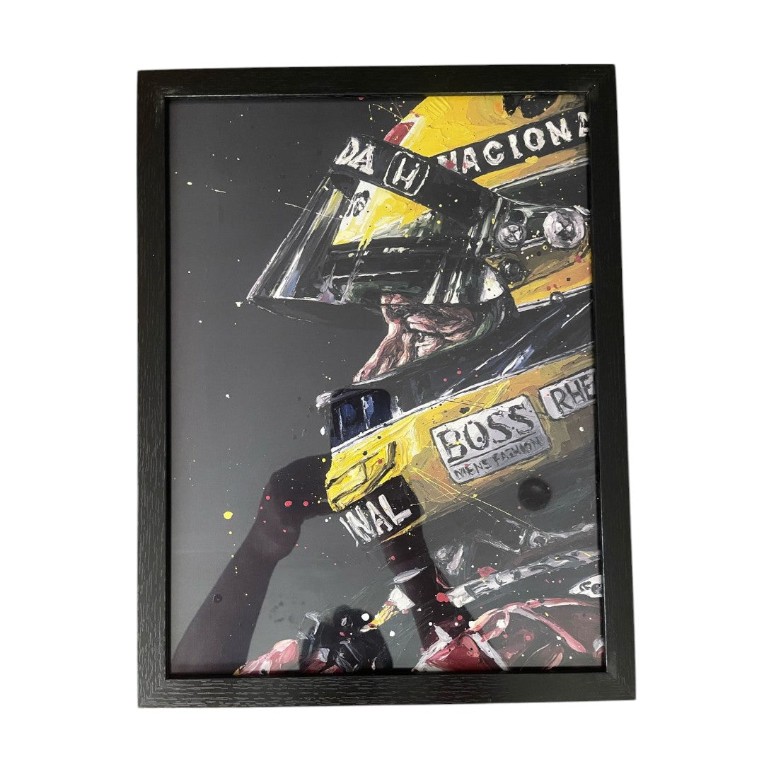 Cuadro Decorativo Senna Collection <br> Casco Ayrton Senna 3