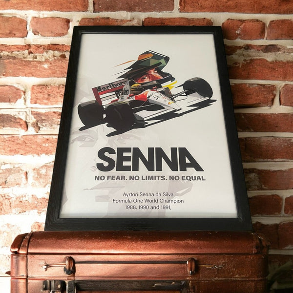 Cuadro Decorativo Senna Collection <br> Mclaren Ayrton Senna 2