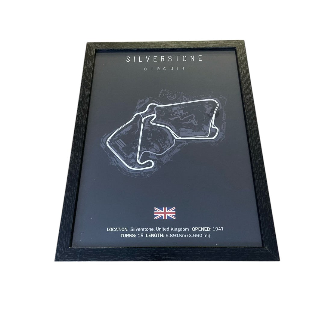 Cuadro Decorativo Circuitos F1 <br> Gran Premio de Silvertone