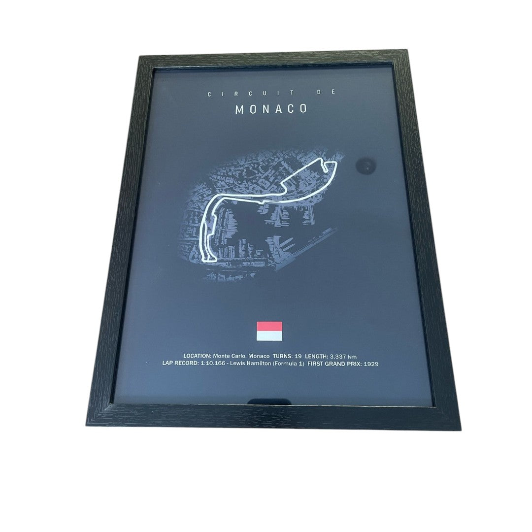 Cuadro Decorativo Circuitos F1 <br> Gran Premio de Monaco