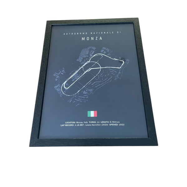 Cuadro Decorativo Circuitos F1 <br> Gran Premio de Monza