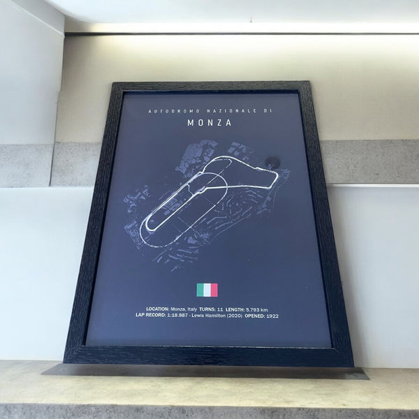 Cuadro Decorativo Circuitos F1 <br> Gran Premio de Monza