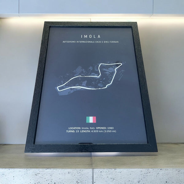 Cuadro Decorativo Circuitos F1 <br> Gran Premio de Imola