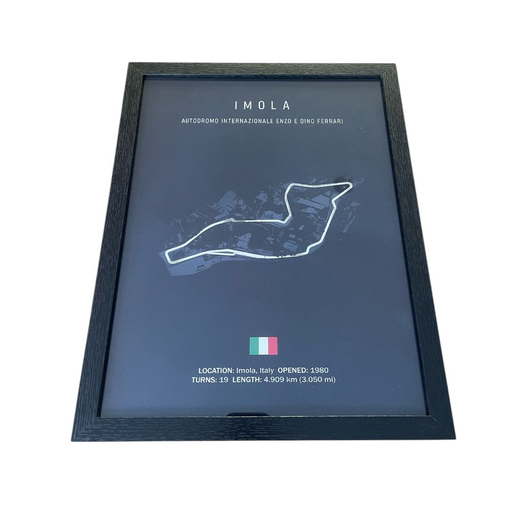 Cuadro Decorativo Circuitos F1 <br> Gran Premio de Imola