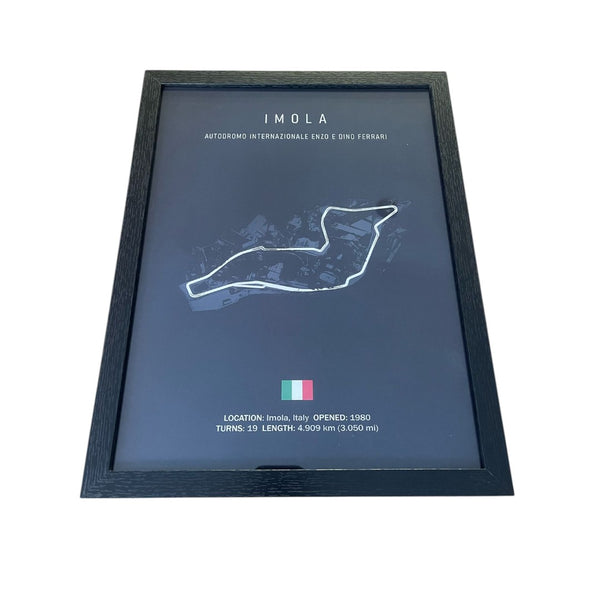 Cuadro Decorativo Circuitos F1 <br> Gran Premio de Imola