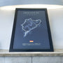 Cuadro Decorativo Circuitos F1 <br> Nurburgring The Green Hell