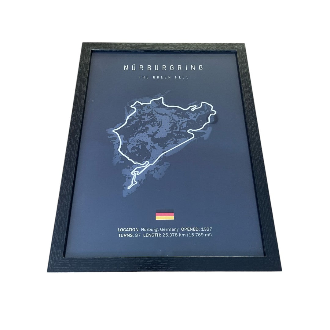Cuadro Decorativo Circuitos F1 <br> Nurburgring The Green Hell