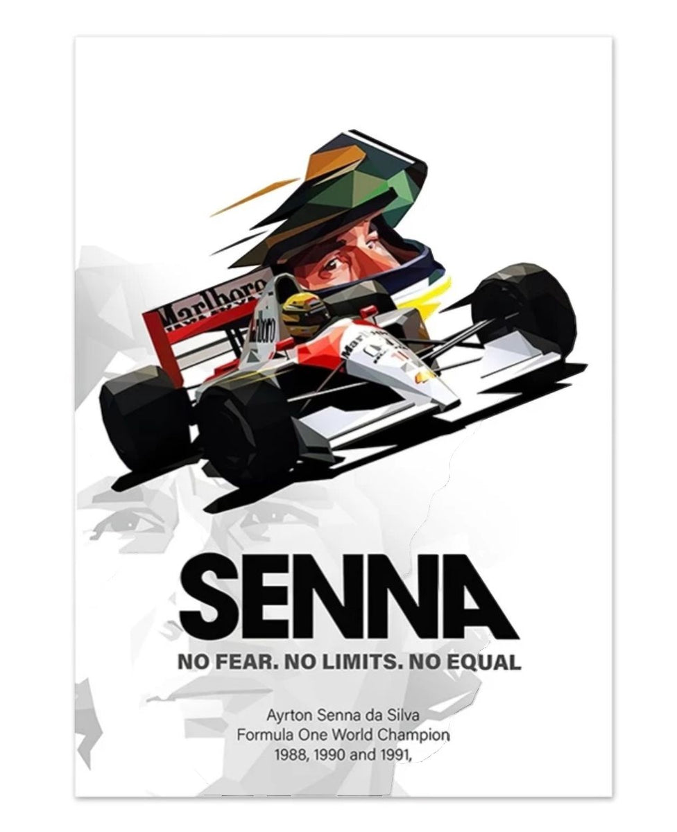 Cuadro Decorativo Senna Collection <br> Mclaren Ayrton Senna 2