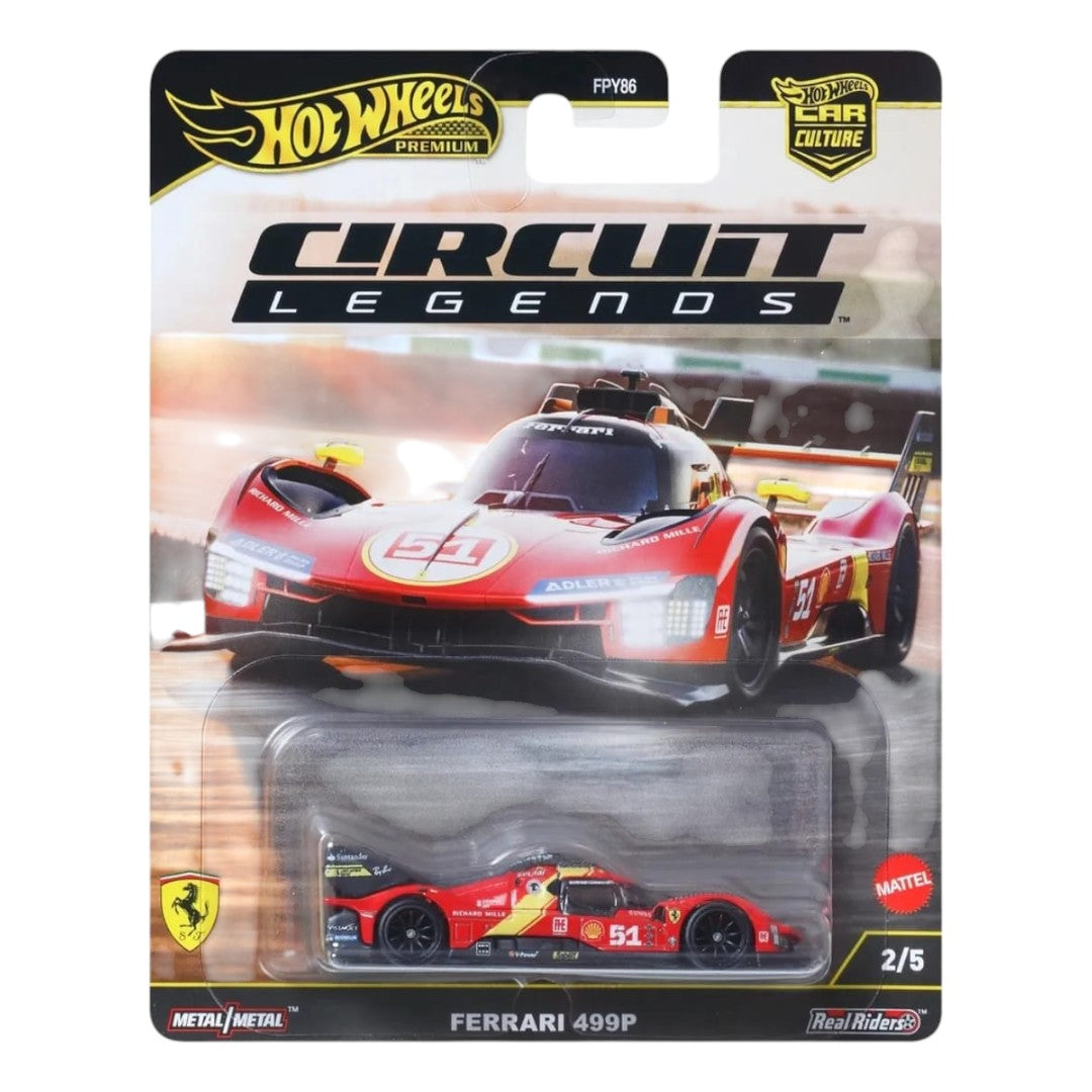 Hot Wheels Premium <br> Circuit Legends Ferrari 499p