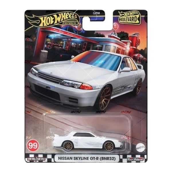 Auto Hot Wheels Premium 1:64 <br> Nissan Skyline GT-R BNR32