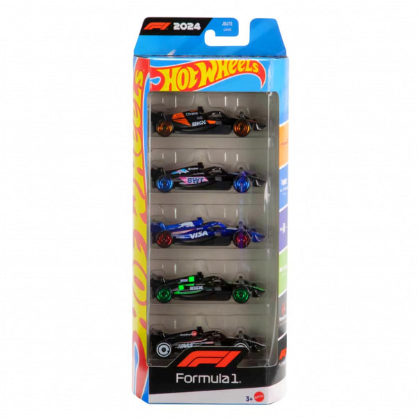 Autos Hot Wheels Pack 5 Autos <BR> Formula 1