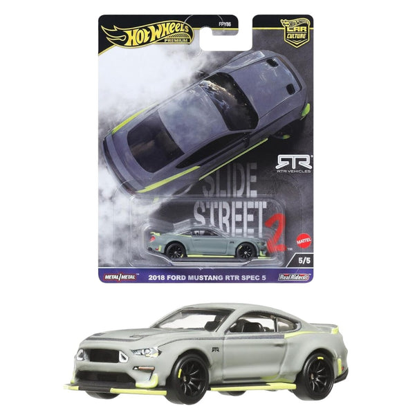 Auto Hot Wheels Premium 1:64 <br> 2018 Ford Mustang RTR Spec 5