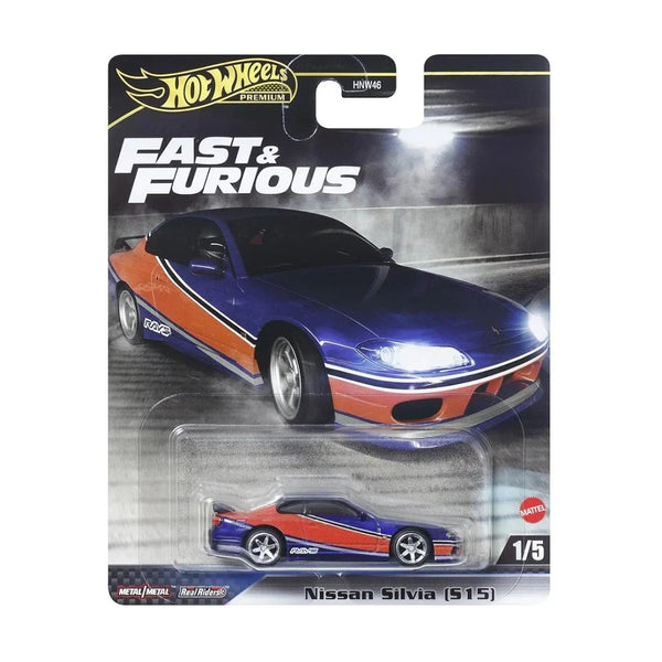 Auto Hot Wheels 1:64 Premium <br> Nissan Silvia S15 Fast & Furious